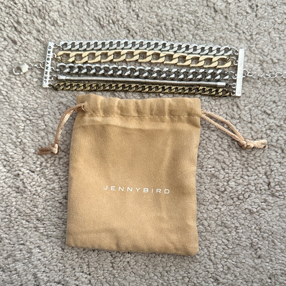 Jenny Bird Dual-Tone Chain Bracelet